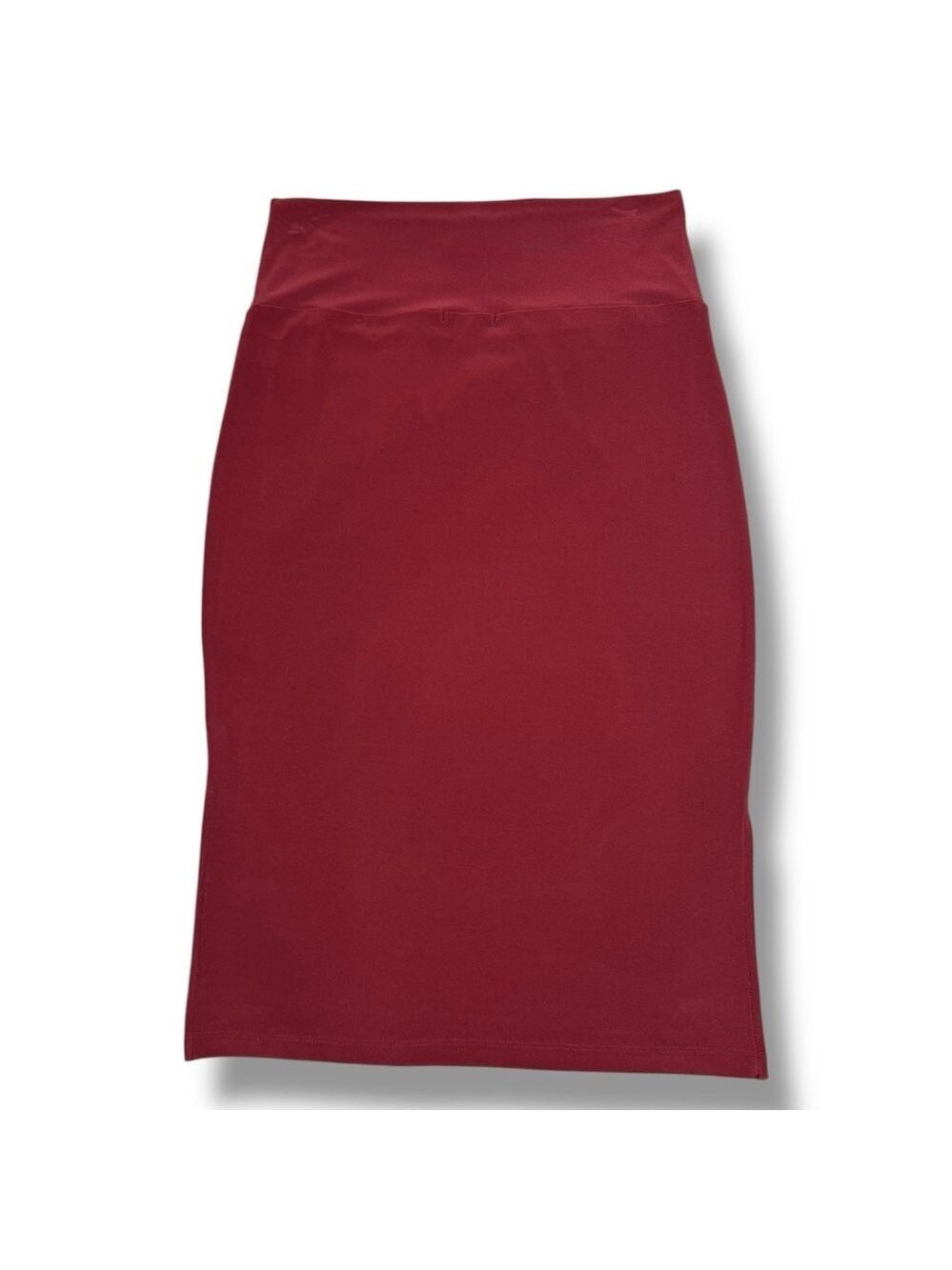 Charlotte Russe Women’s Pencil Skirt Burgundy Size Large - Picture 6 of 6
